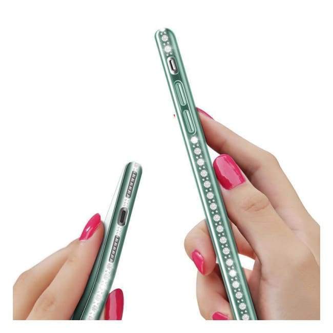 Coque Iphone De Luxe Diamant Transparent