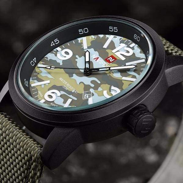 Montre Style Camouflage Homme