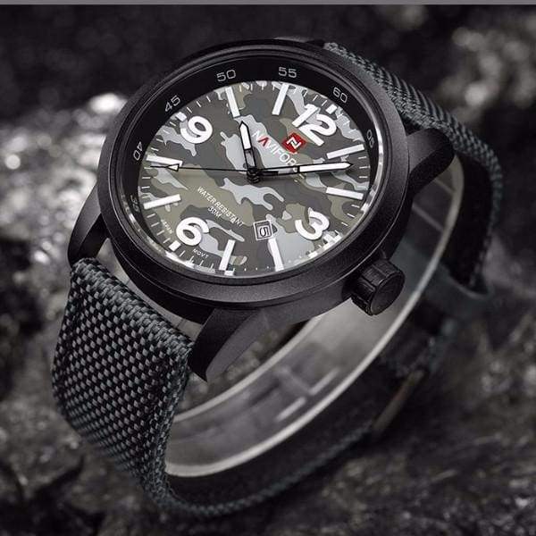 Montre Style Camouflage Homme