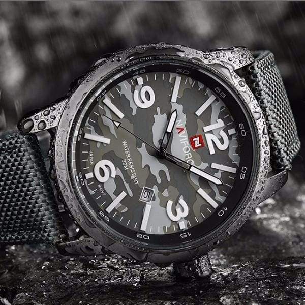 Montre Style Camouflage Homme
