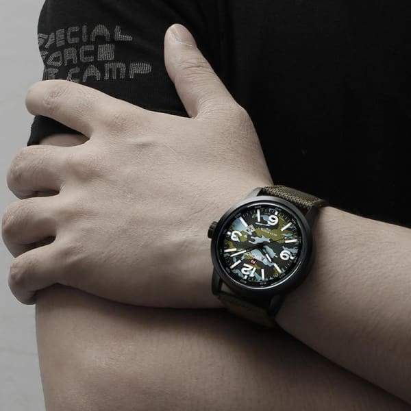 Montre Style Camouflage Homme