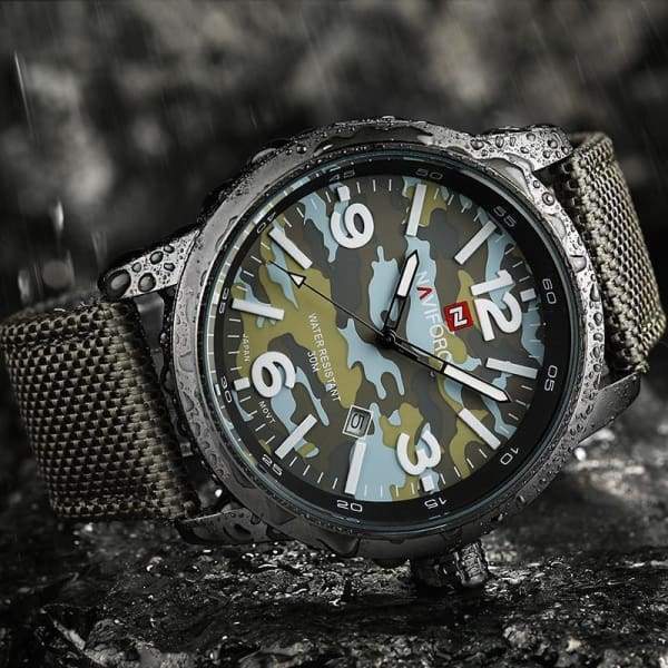Montre Style Camouflage Homme