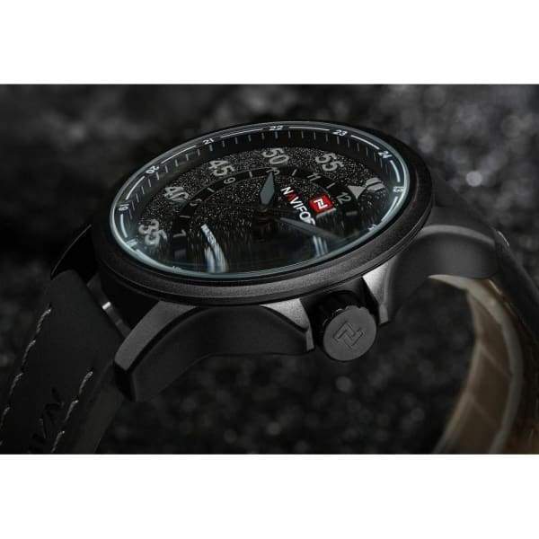 Montre De Sport En Cuir 3Atm Pour Homme