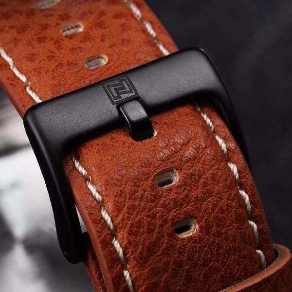 Montre Sport En Cuir Pour Homme