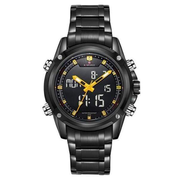 Montre Analogique Et Numérique Lumineuse De Luxe À Affichage À Cristaux Liquides Militaire Pour Homme