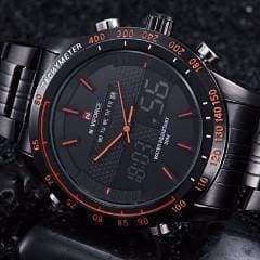 Montre De Poignet Quartz Homme Full Steel
