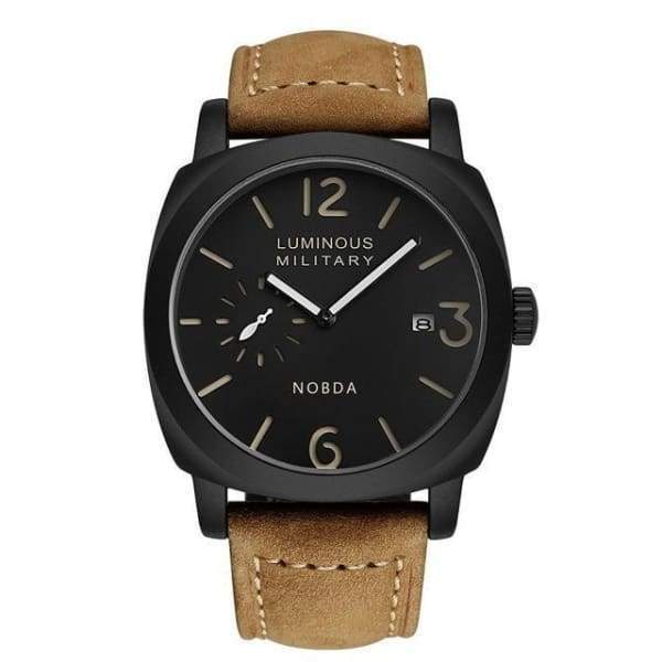 Montre De Luxe Pour Homme Avec Bracelet En Cuir