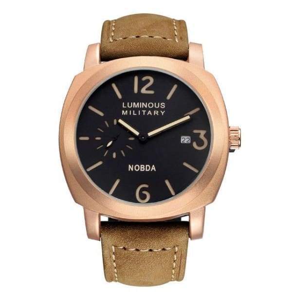 Montre De Luxe Pour Homme Avec Bracelet En Cuir
