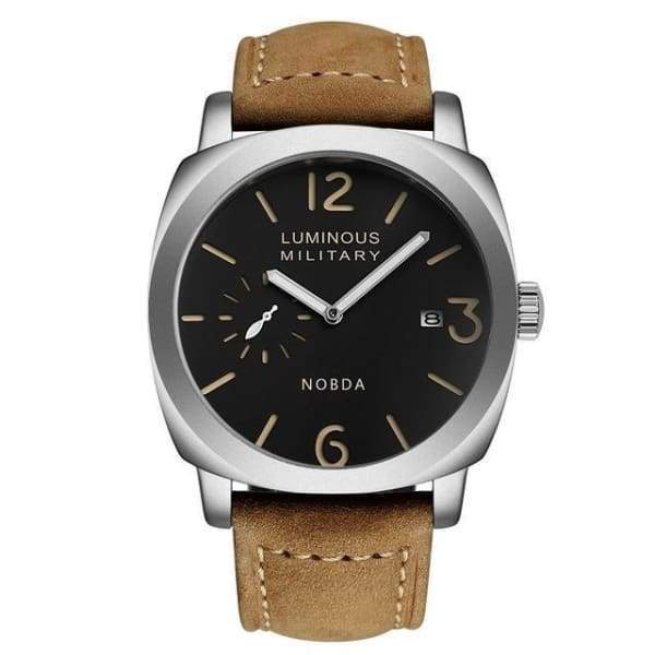 Montre De Luxe Pour Homme Avec Bracelet En Cuir