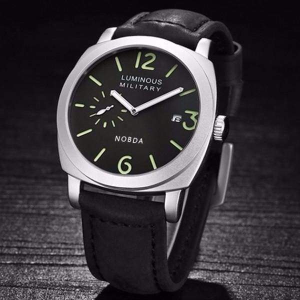 Montre De Luxe Pour Homme Avec Bracelet En Cuir