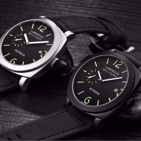 Montre De Luxe Pour Homme Avec Bracelet En Cuir