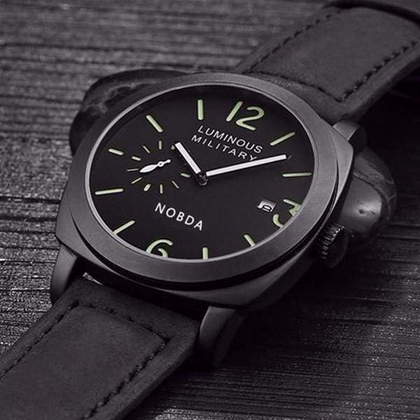 Montre De Luxe Pour Homme Avec Bracelet En Cuir