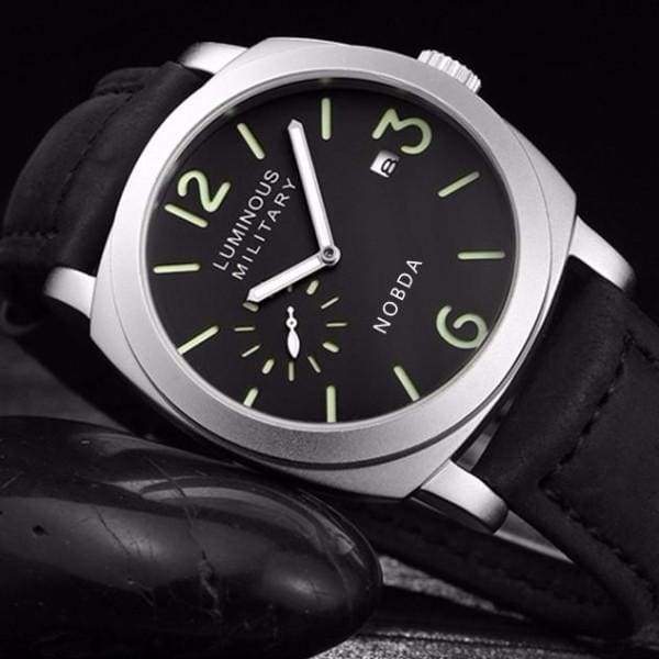 Montre De Luxe Pour Homme Avec Bracelet En Cuir