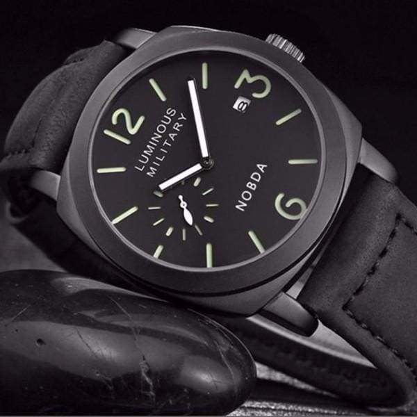 Montre De Luxe Pour Homme Avec Bracelet En Cuir
