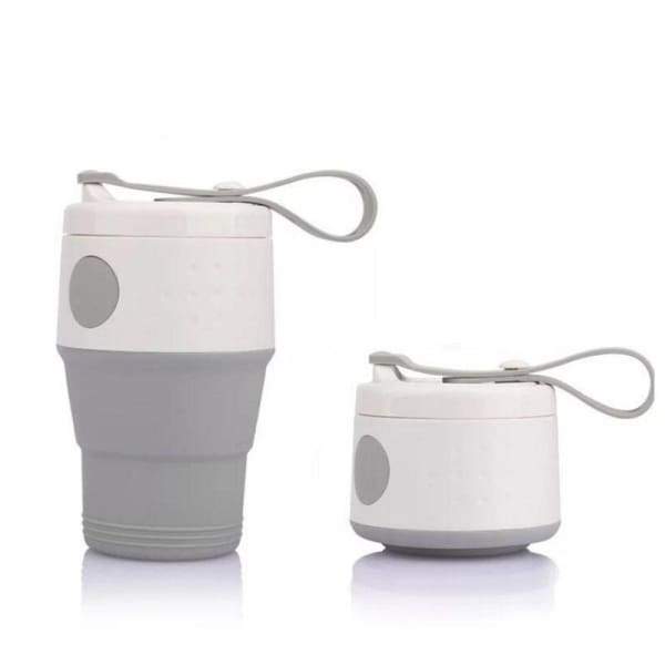 Coupe Pliante En Silicone Avec Couvercles