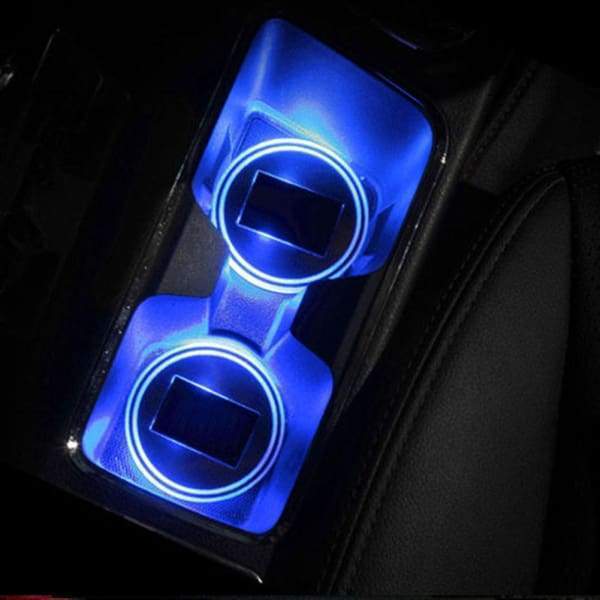 Tapis De Tasse De Voiture À Énergie Solaire Led