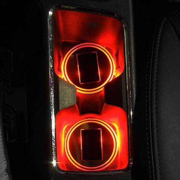 Tapis De Tasse De Voiture À Énergie Solaire Led
