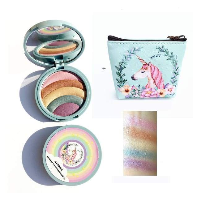 Surligneur Maquillage Unicorn Rainbow + Sac Unicorn Gratuit
