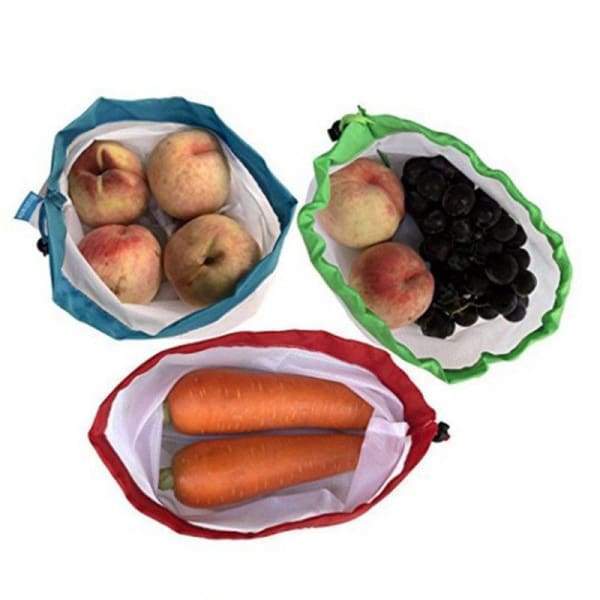 Sacs De Produits Réutilisables Sans Déchets, 2Pcs