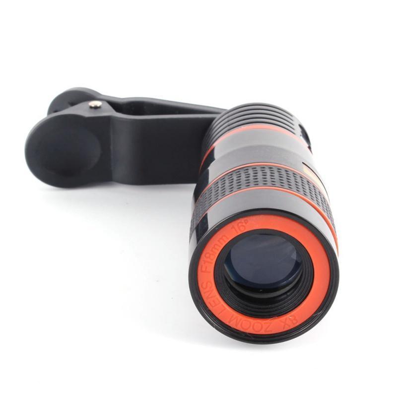 Objectif Téléobjectif Hd Avec Zoom 12X Thinkzoom Pour Iphone, Samsung Et Smartphones Android