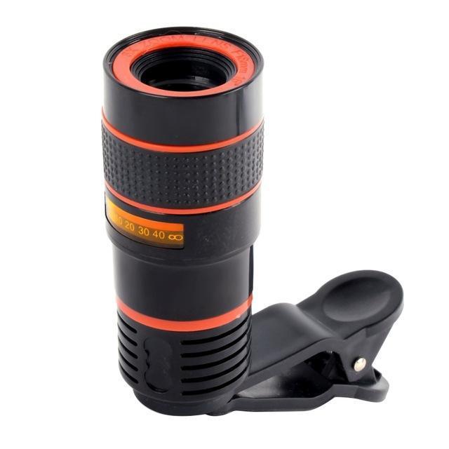 Objectif Téléobjectif Hd Avec Zoom 12X Thinkzoom Pour Iphone, Samsung Et Smartphones Android