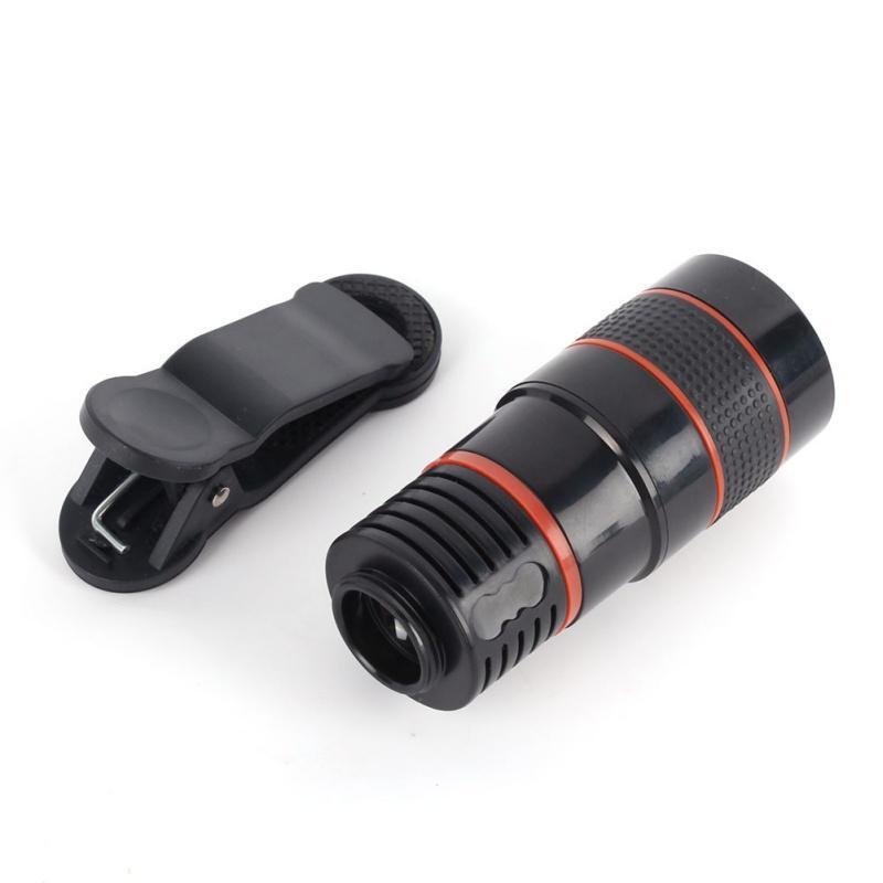 Objectif Téléobjectif Hd Avec Zoom 12X Thinkzoom Pour Iphone, Samsung Et Smartphones Android