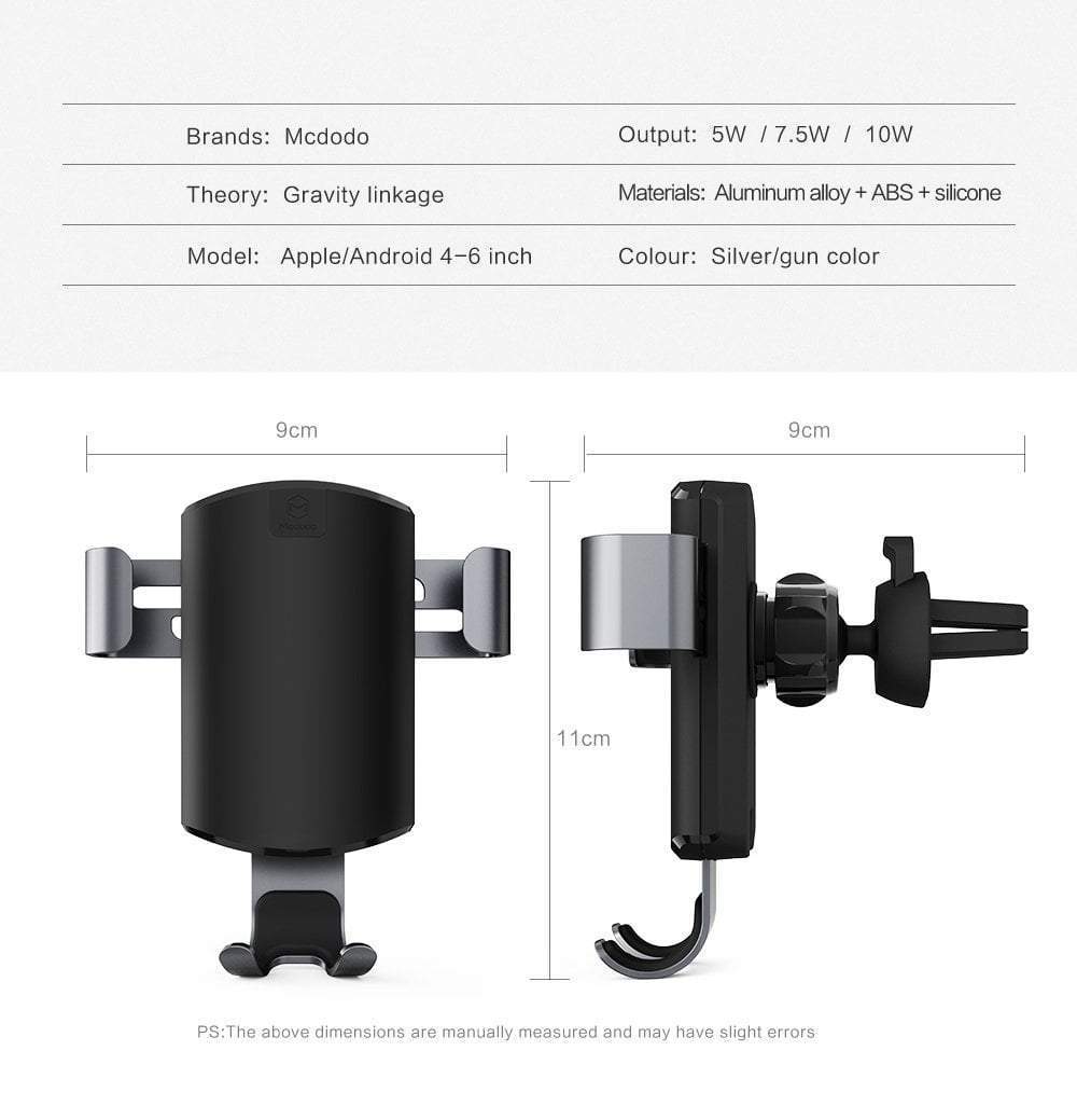 Support De Chargeur Qi Sans Fil