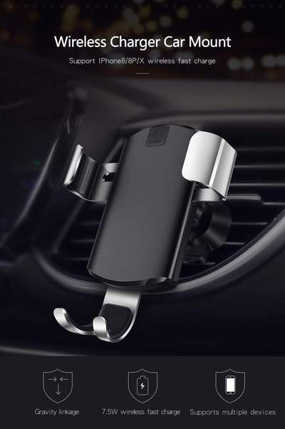 Support De Chargeur Qi Sans Fil
