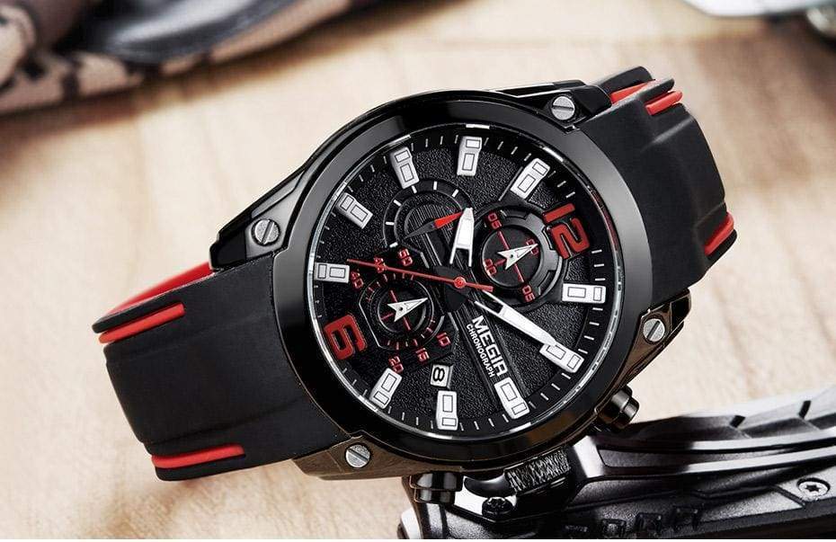 Montre Sport Multifonctionnelle Pour Homme || Montre Chronographe Pour Homme