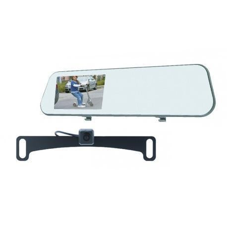 Dash Cam Avec Moniteur Miroir Et Caméra De Recul