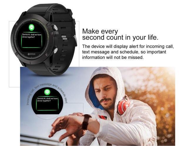 Nouveau Extérieur Robuste Ip67 Appareil Portable Étanche Moniteur De Fréquence Cardiaque Moniteur De Fréquence Cardiaque Affichage Couleur Sport Montre Intelligente