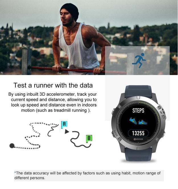 Nouveau Extérieur Robuste Ip67 Appareil Portable Étanche Moniteur De Fréquence Cardiaque Moniteur De Fréquence Cardiaque Affichage Couleur Sport Montre Intelligente