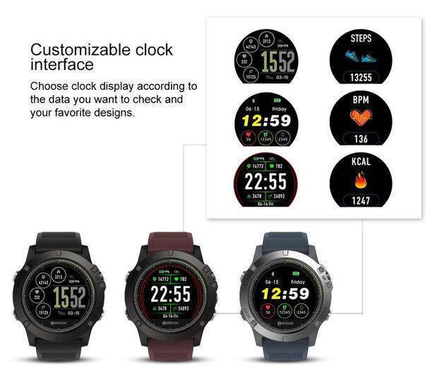 Nouveau Extérieur Robuste Ip67 Appareil Portable Étanche Moniteur De Fréquence Cardiaque Moniteur De Fréquence Cardiaque Affichage Couleur Sport Montre Intelligente