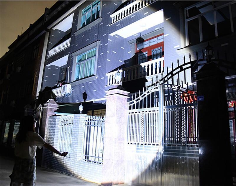 Lampe De Poche Tactique À Del De 2000 Lumens De Catégorie Militaire