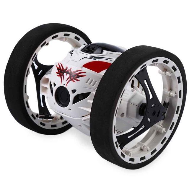 Voiture Rc Bounce Avec Éclairage Led À Rotation Flexible Des Roues
