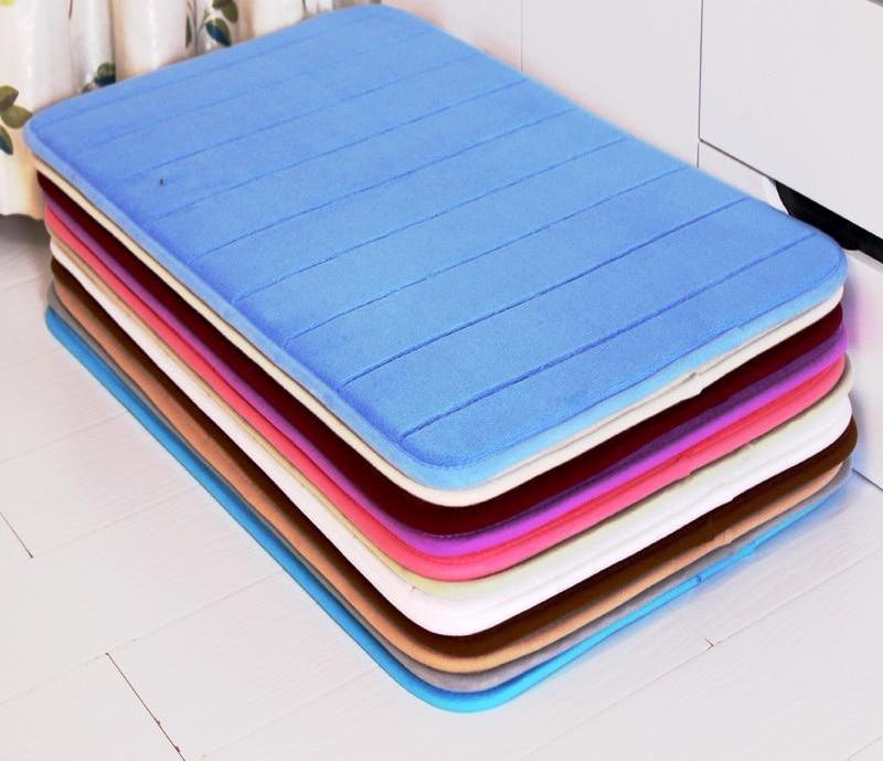 Tapis De Salle De Bain En Mousse Viscoélastique Antidérapant