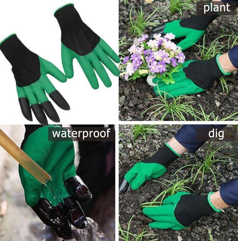 Gants De Jardin Avec Des Griffes Du Doigt