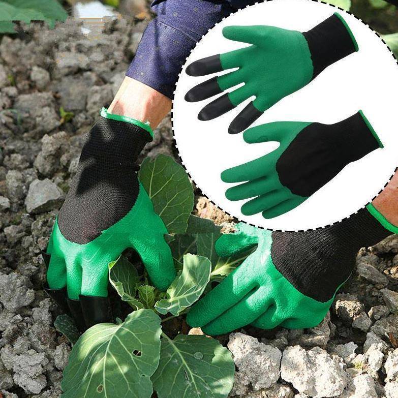 Gants De Jardin Avec Des Griffes Du Doigt