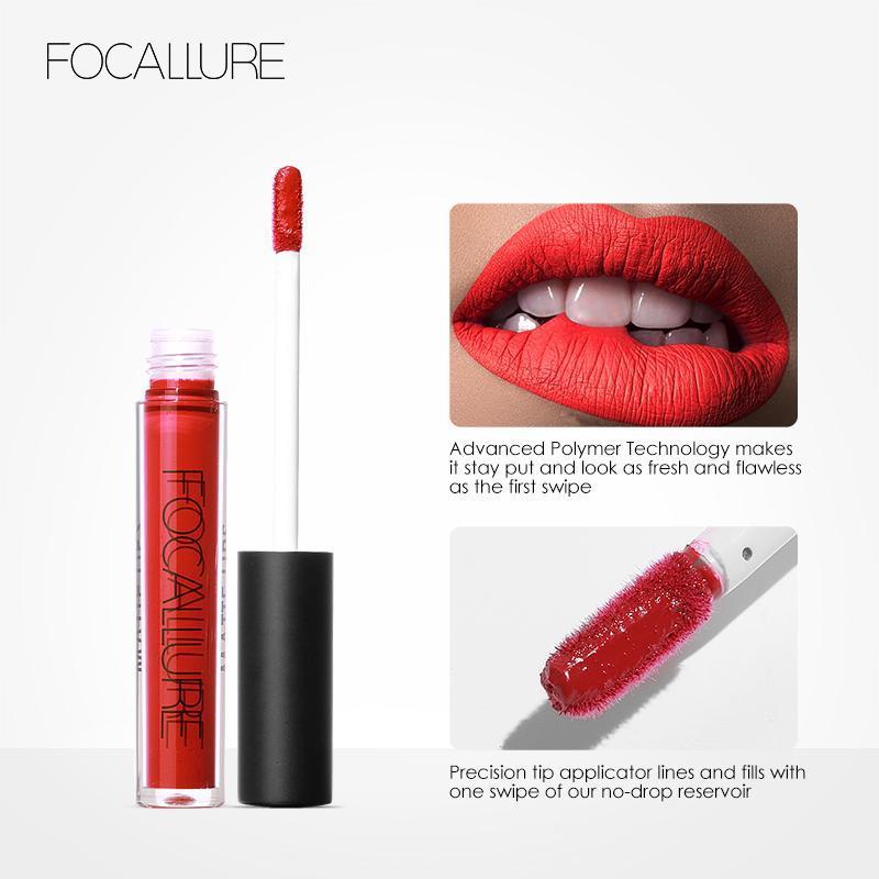 Brillant À Lèvres Hydrofuge Longue Tenue Mat 25 Couleurs