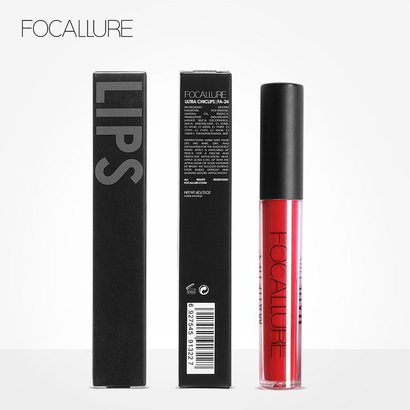 Brillant À Lèvres Hydrofuge Longue Tenue Mat 25 Couleurs