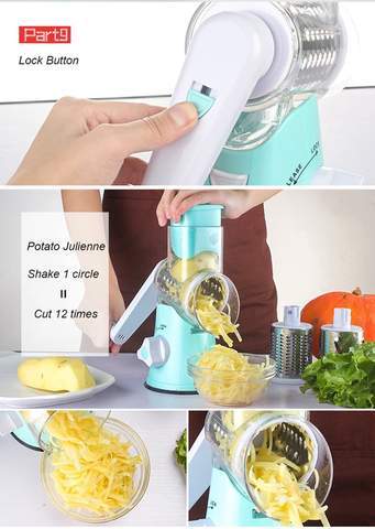 Trancheur À Légumes À 3 Lames Spiralizer Pro