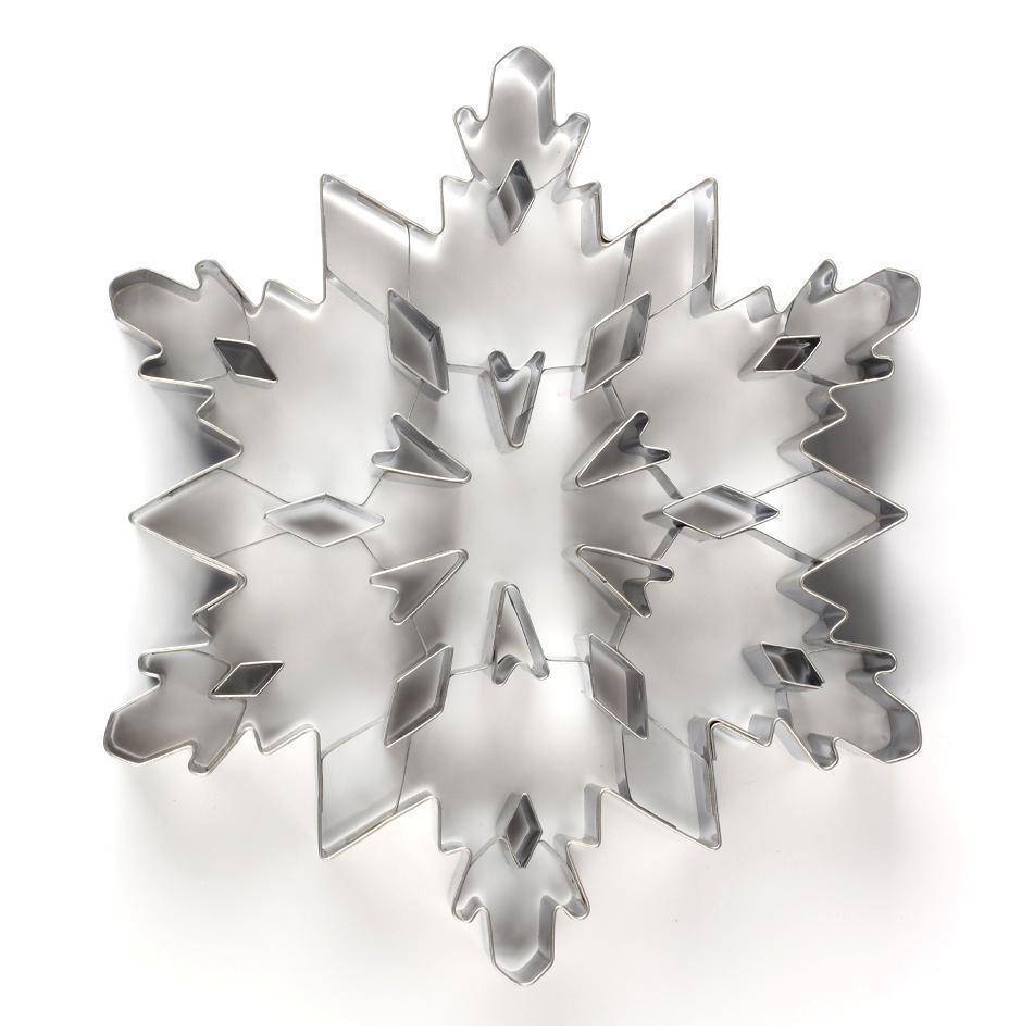 Coupeur D'Acier Inoxydable De Biscuit De Flocon De Neige De Noël