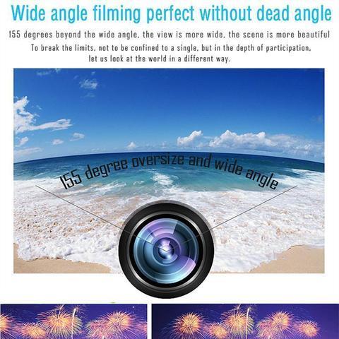 La Plus Petite Mini-Caméra Dvr 1080P Au Monde-Objectif Grand Angle
