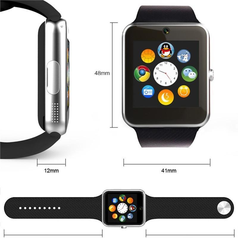 Smartwatch Avec Fente Pour Carte Sim Et Appareil Photo 2.0Mp Pour Téléphones Iphone/Samsung Et Android