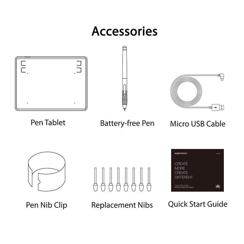 Tablette Graphique Numérique Huion H430P