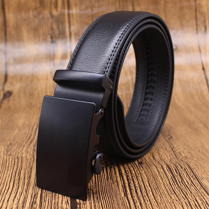 Ceinture En Cuir À Mécanisme De Boucle Réglable Pour Homme