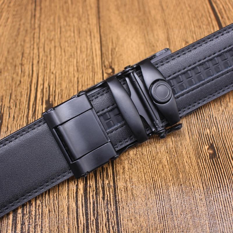 Ceinture En Cuir À Mécanisme De Boucle Réglable Pour Homme