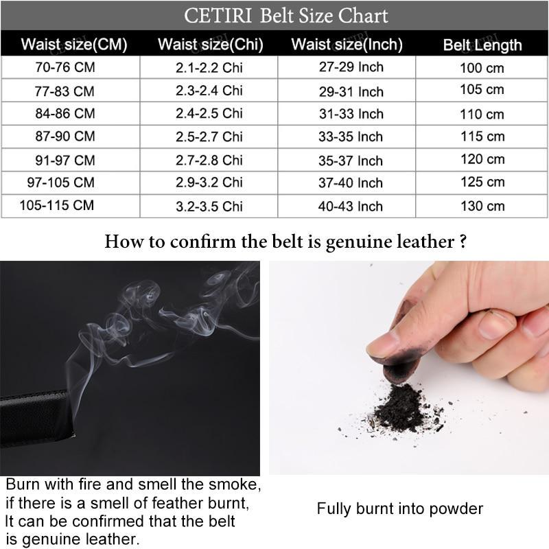 Ceinture En Cuir À Mécanisme De Boucle Réglable Pour Homme