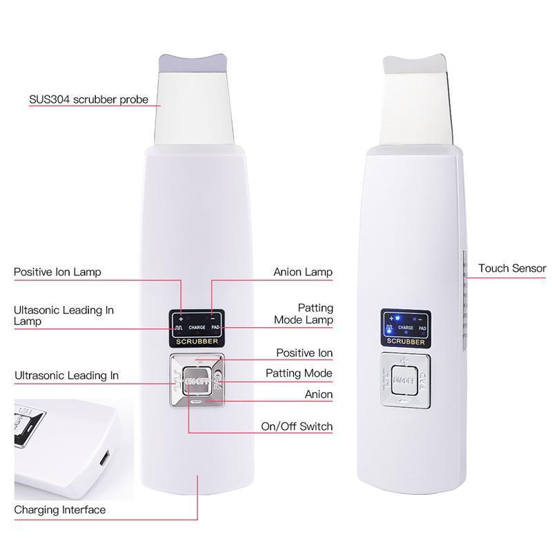 Machine De Nettoyage De Visage Profond D'Épurateur De Peau Ultrasonique