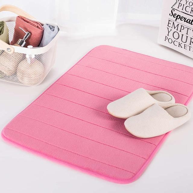 Tapis De Salle De Bain En Mousse Viscoélastique Antidérapant